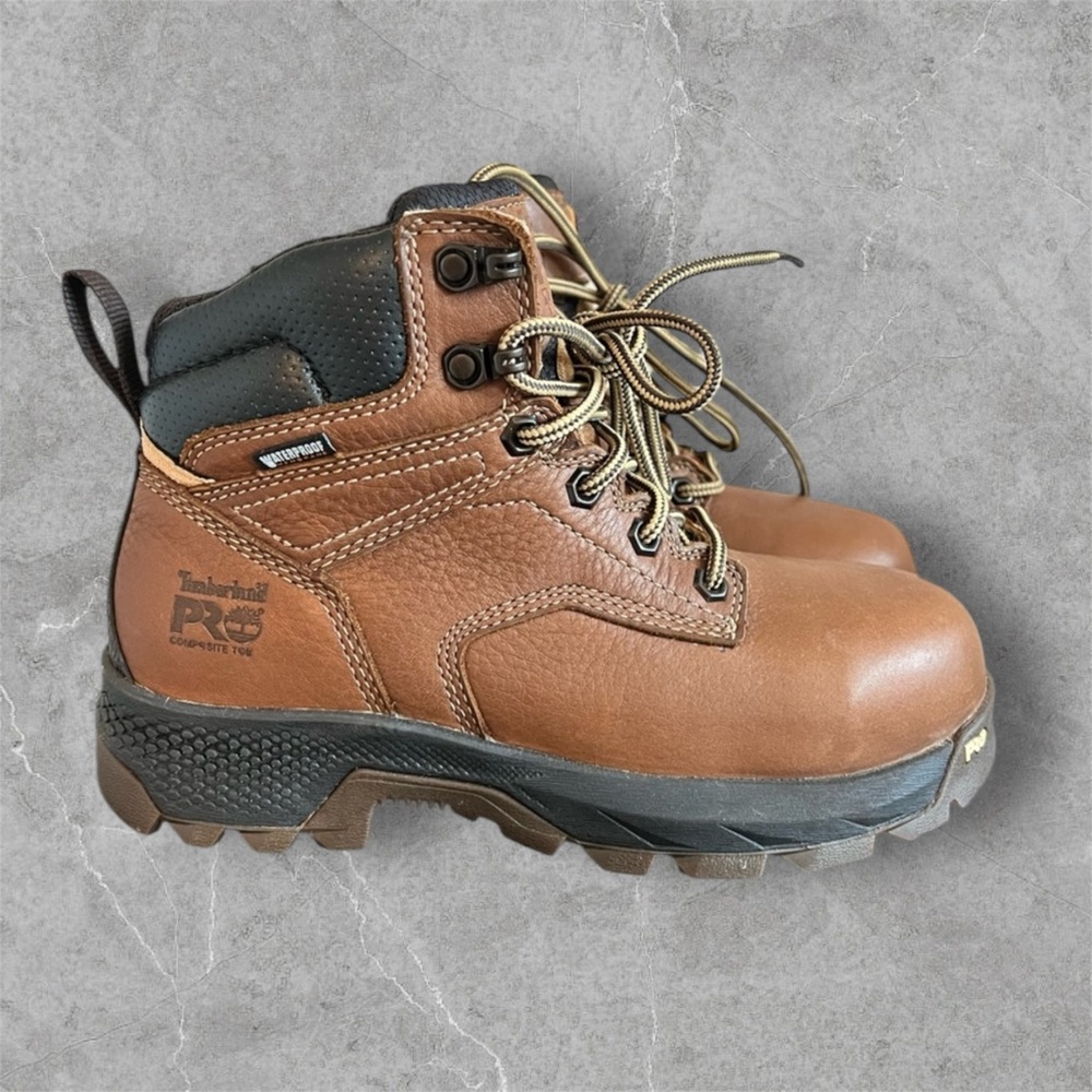 Timberland PRO Brown Safety Boots with Waterproof Leather